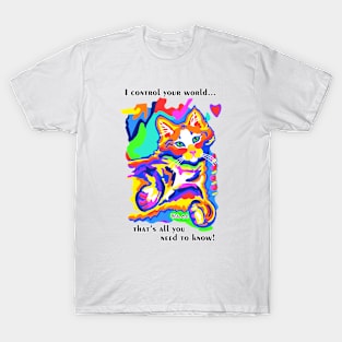 PicatsoCats Lazy-Kitty T-Shirt